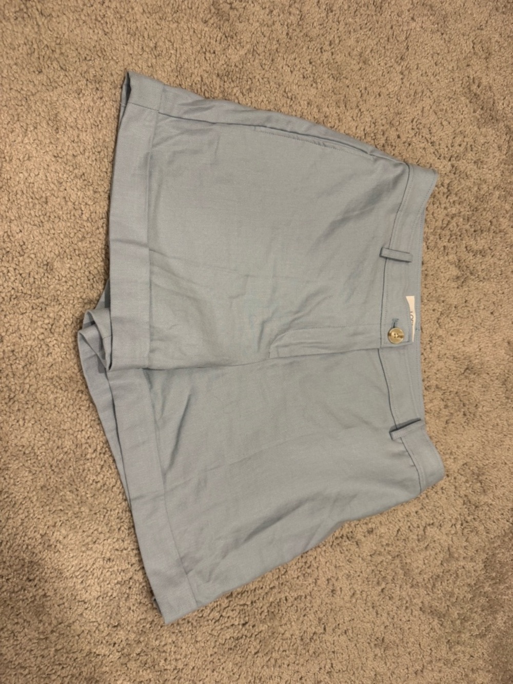 LOFT Light Blue High-Waist Women's Shorts